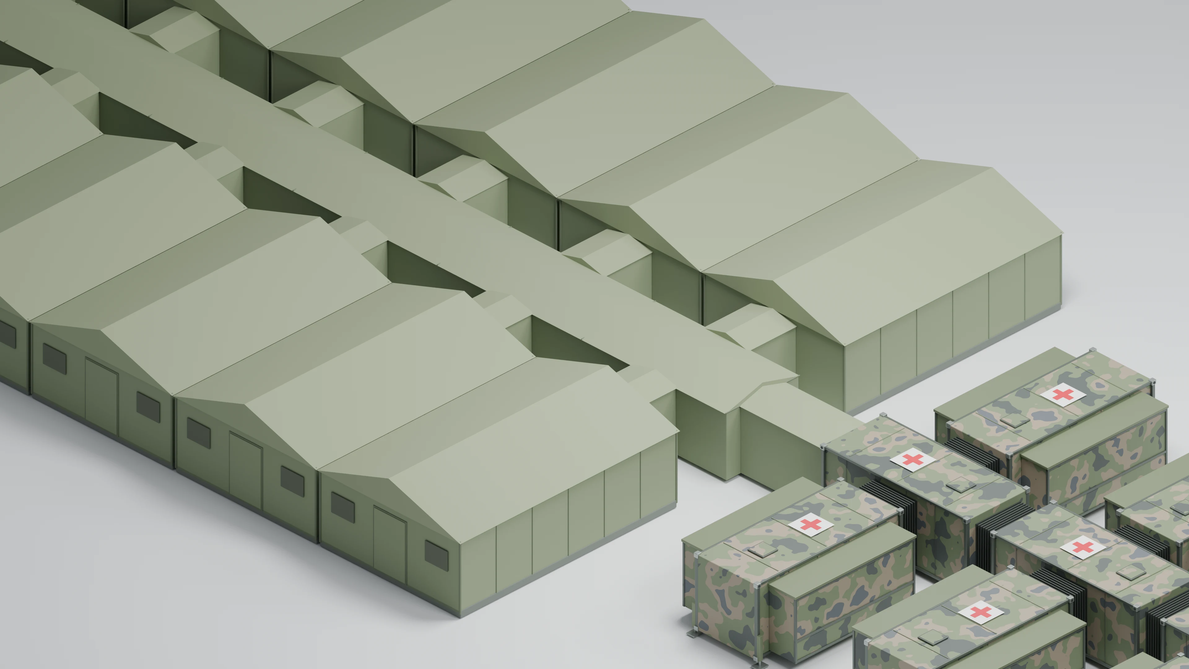 With patient accommodation. A closer look. Illustrative 3D render.