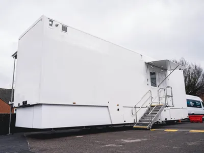 Decontamination Plus exterior with access steps