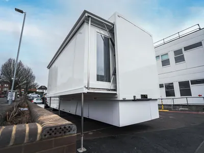 Decontamination Plus exterior with extended side section
